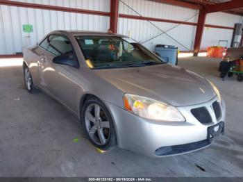  Salvage Pontiac G6