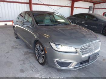  Salvage Lincoln MKZ Hybrid