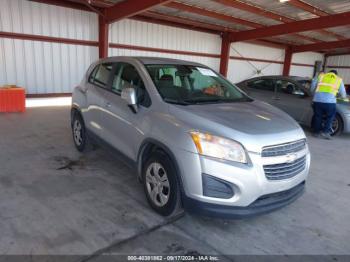  Salvage Chevrolet Trax