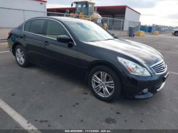  Salvage INFINITI G37x