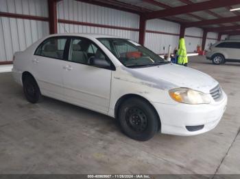  Salvage Toyota Corolla