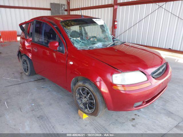  Salvage Chevrolet Aveo