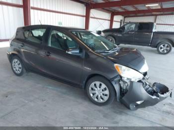  Salvage Toyota Prius c