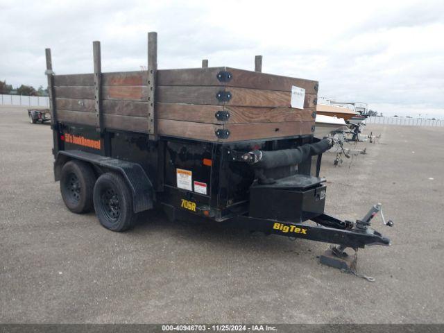  Salvage Big Tex Dump Trailer