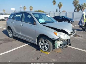  Salvage Toyota Matrix