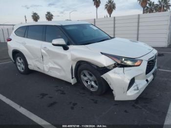  Salvage Toyota Highlander