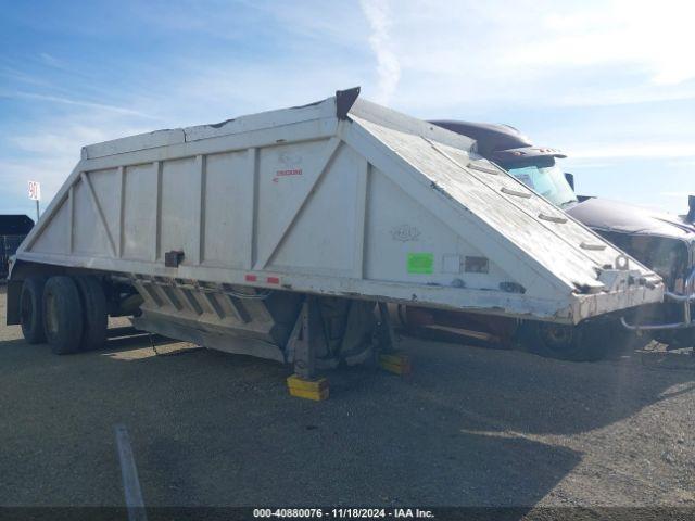  Salvage Beall Trans-liner Bottom Hopper Dump Traile