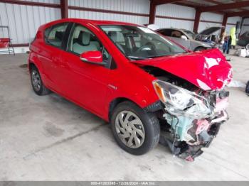  Salvage Toyota Prius c