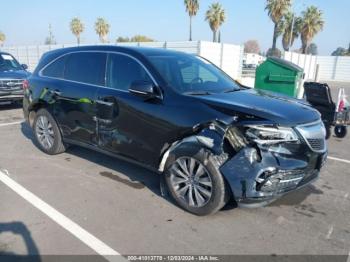  Salvage Acura MDX