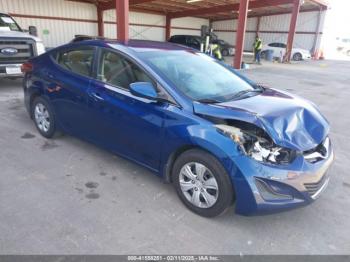  Salvage Hyundai ELANTRA