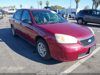  Salvage Chevrolet Malibu