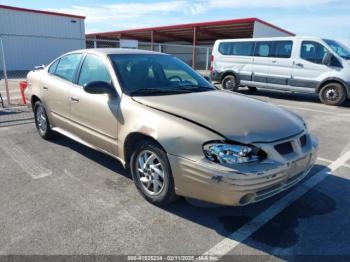  Salvage Pontiac Grand Am