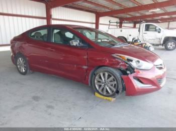  Salvage Hyundai ELANTRA