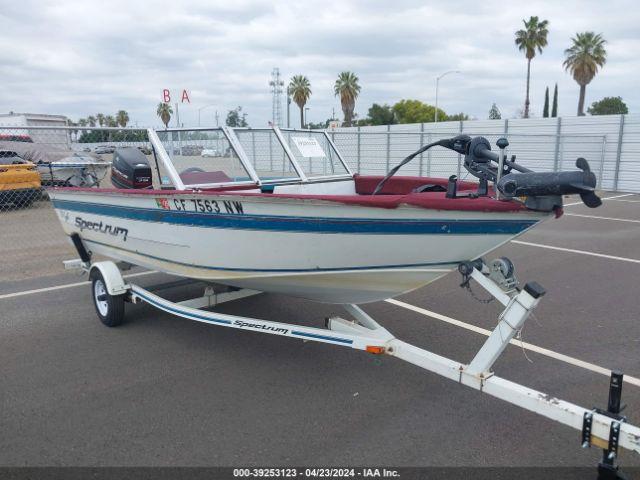  Salvage Spectrum Boat And Trailer