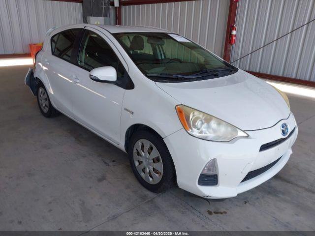  Salvage Toyota Prius c
