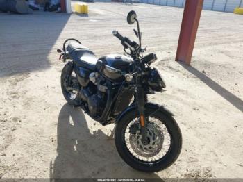  Salvage Triumph Motorcycle Bonneville