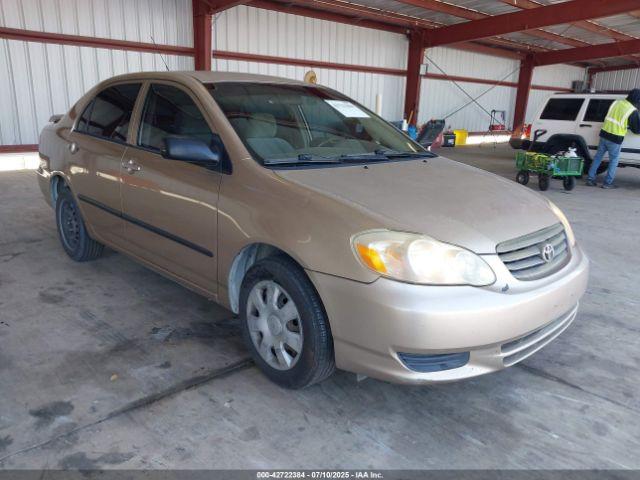 Salvage Toyota Corolla