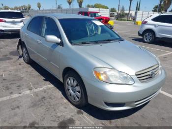  Salvage Toyota Corolla