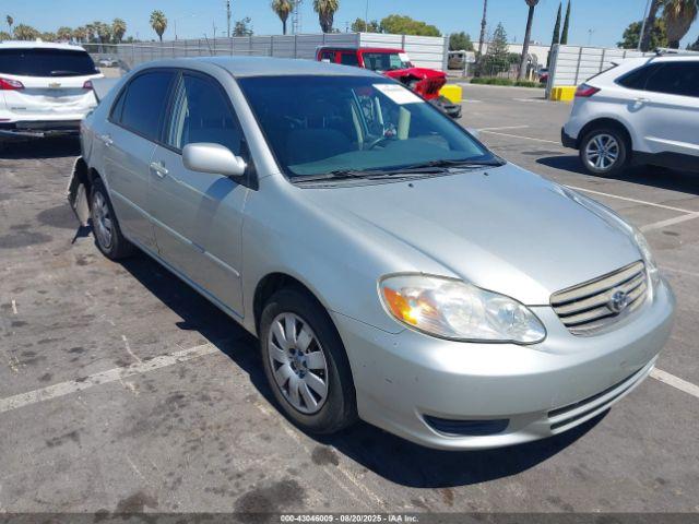  Salvage Toyota Corolla