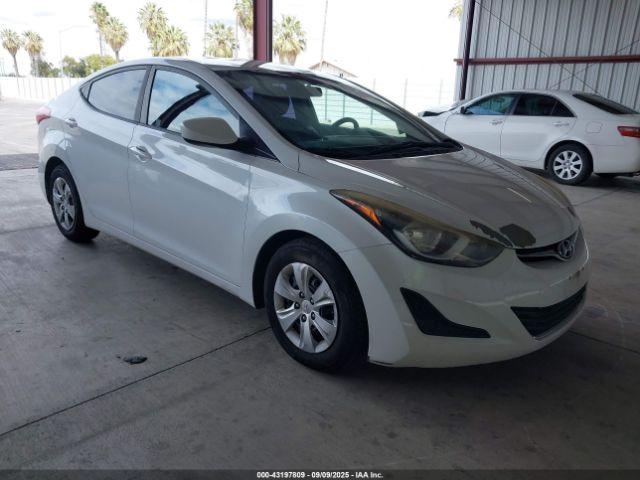  Salvage Hyundai ELANTRA