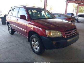  Salvage Toyota Highlander