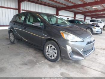  Salvage Toyota Prius c