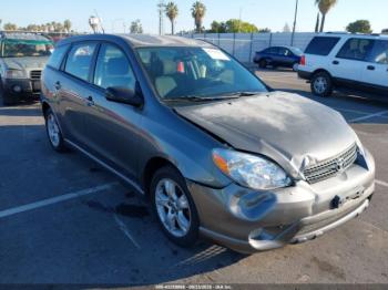  Salvage Toyota Matrix