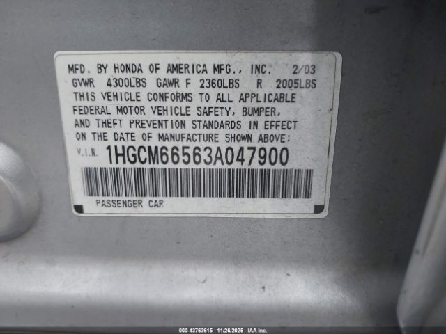 Honda Accord 3.0 Ex Image 3