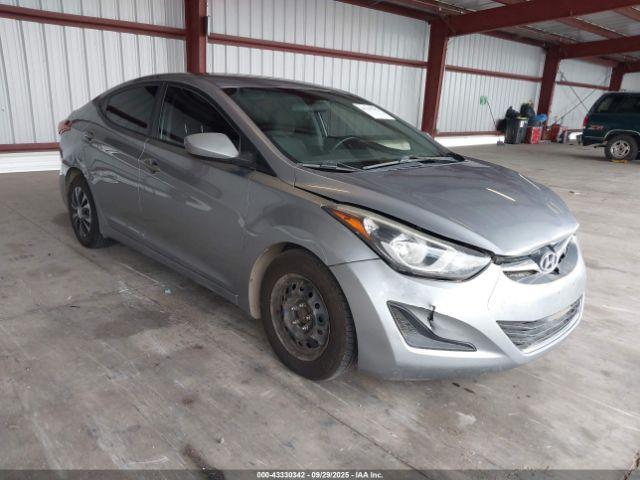  Salvage Hyundai ELANTRA