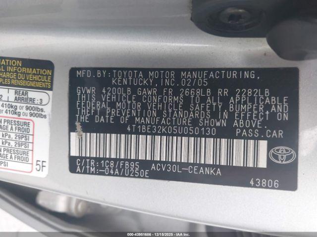 Toyota Camry Le Image 4