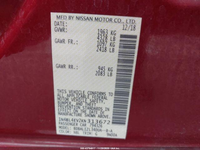 Nissan Altima 2.5 Sl Image 2