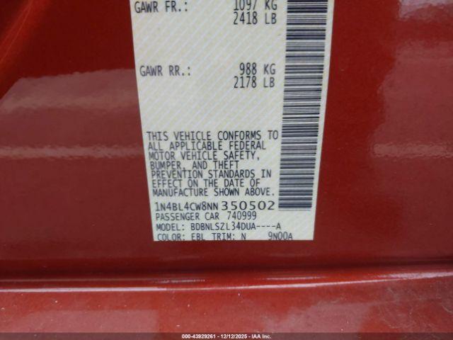 Nissan Altima Sr Intelligent Awd Image 15