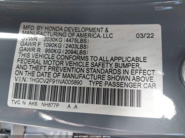 Honda Accord Touring Image 14