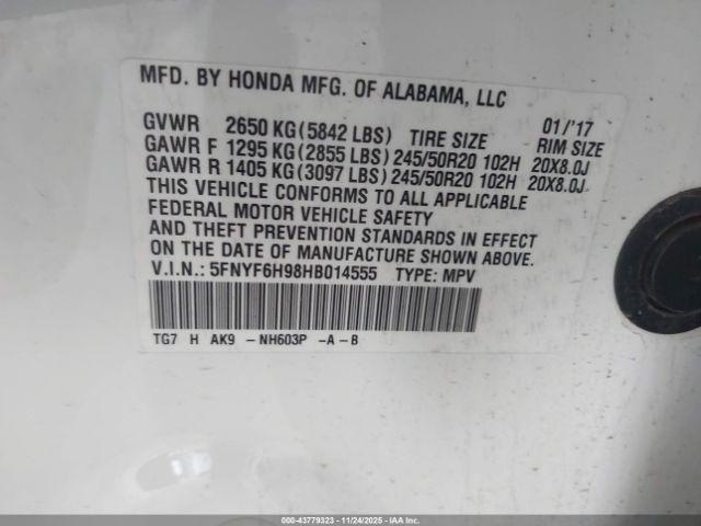 Honda Pilot Touring Image 9