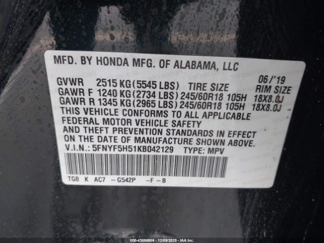 Honda Pilot Ex-l Image 12