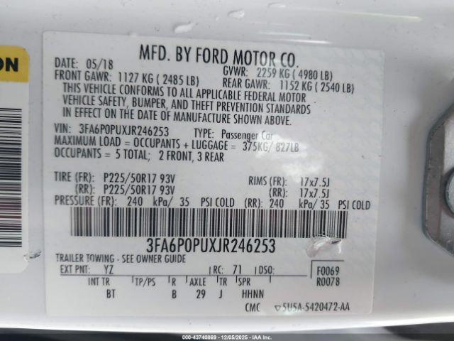 Ford Fusion Se Luxury Image 2