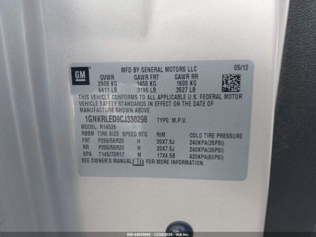 Chevrolet Traverse Ltz Image 7