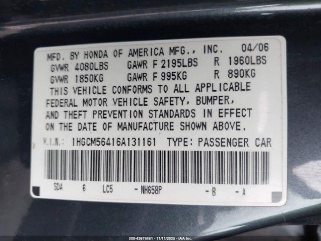 Honda Accord 2.4 Lx Image 3