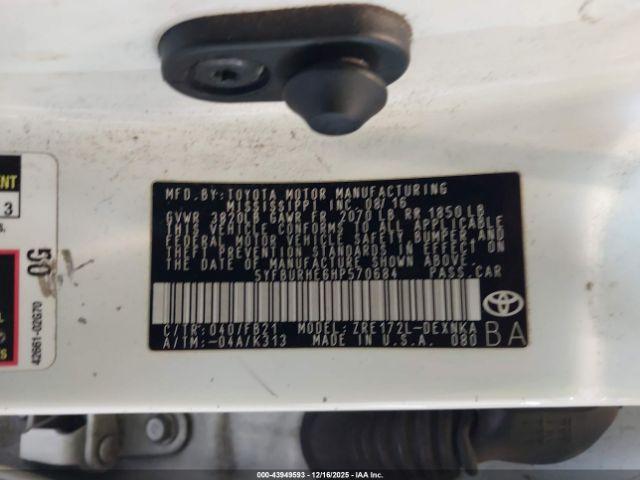 Toyota Corolla Le Image 8