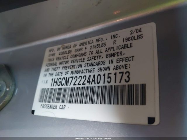 Honda Accord 2.4 Lx Image 6