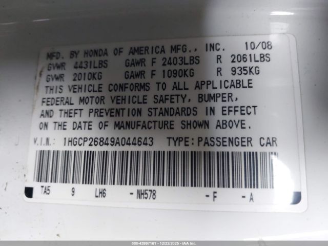 Honda Accord 2.4 Ex-l Image 3