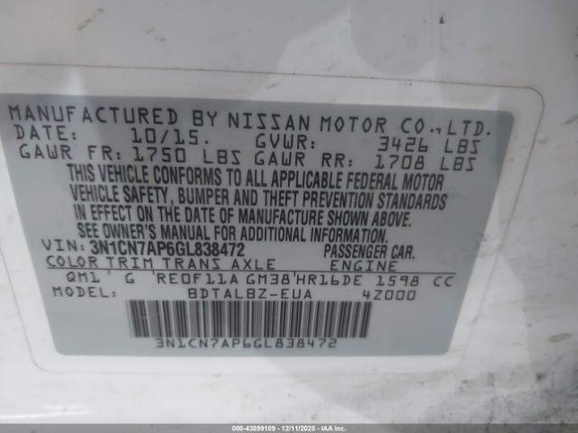 Nissan Versa Image 10