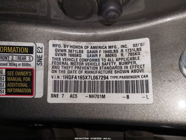 Honda Civic Lx Image 9