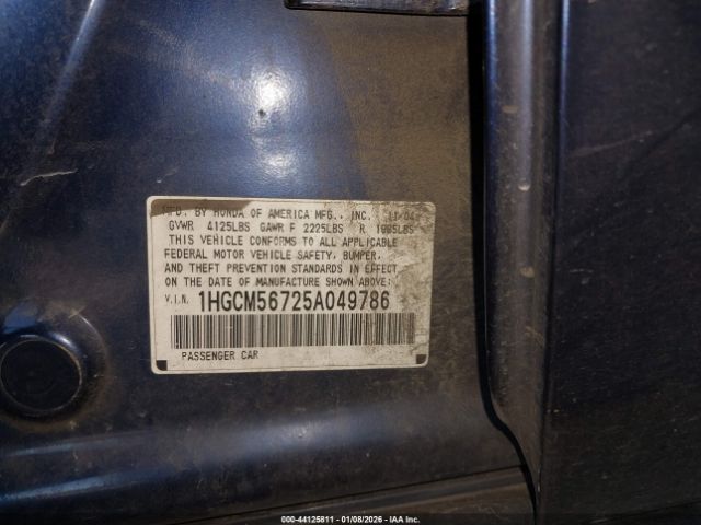 Honda Accord 2.4 Ex Image 11